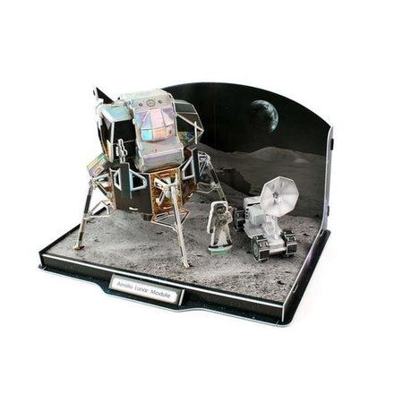 3D PUZZLES 3D Puzzles CFP651H Lunar Module 3D Puzzle 104 Pieces CFP651H